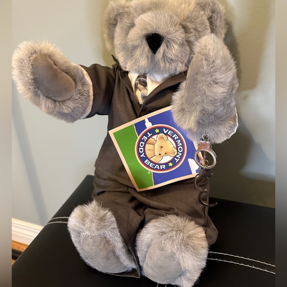 Limited Edition Vermont Teddy Bear Company 50 Shades of Grey Bear - Picture 8 of 8